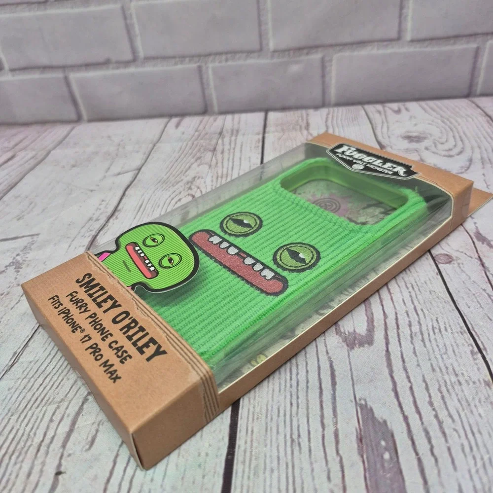 Fuggler Smiley O'Riley Furry Phone Case Green iPhone 17 Pro Max Funny Monster